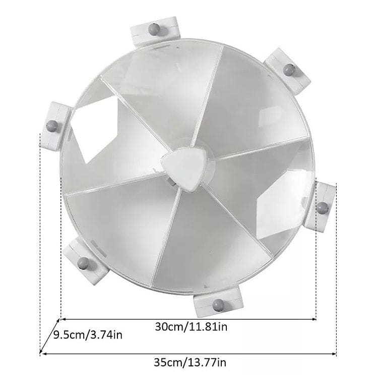 Wall Mounted 6 Grids Grain Storage Wheel, Rotatable Cereal Container, 6 in 1 Rotatable Wall Mounted Rice And Pulses Container Wall Mounted 6 Grids Grain Storage Wheel, Rotatable Cereal Container, 6 in 1 Rotatable Wall Mounted Rice And Pulses Container
